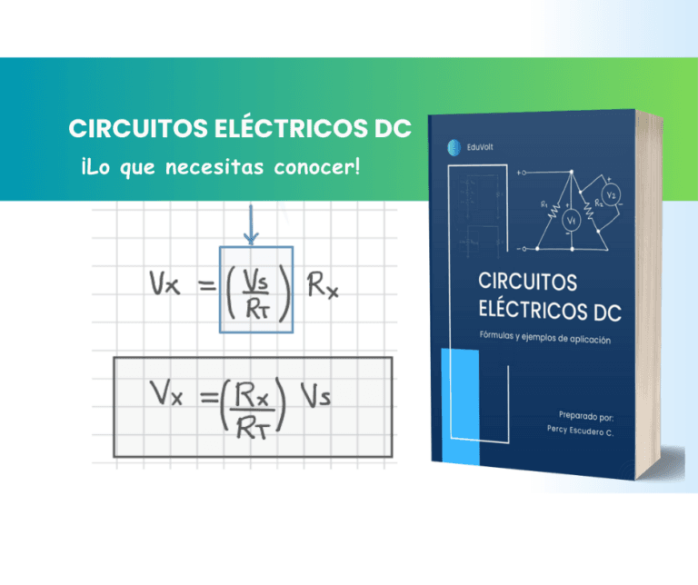 Manual PDF – Circuitos eléctricos DC Fórmulas y ejemplos de aplicación