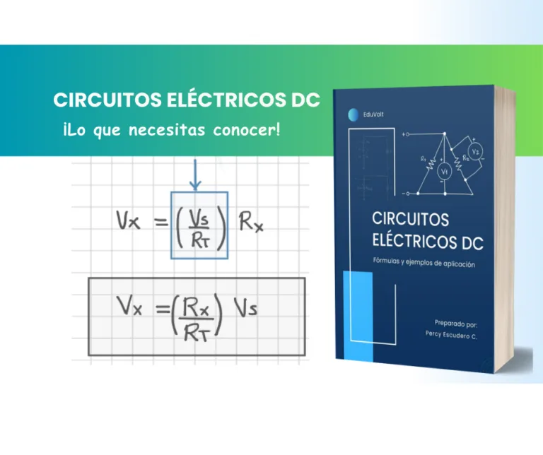 Manual PDF – Circuitos eléctricos DC Fórmulas y ejemplos de aplicación