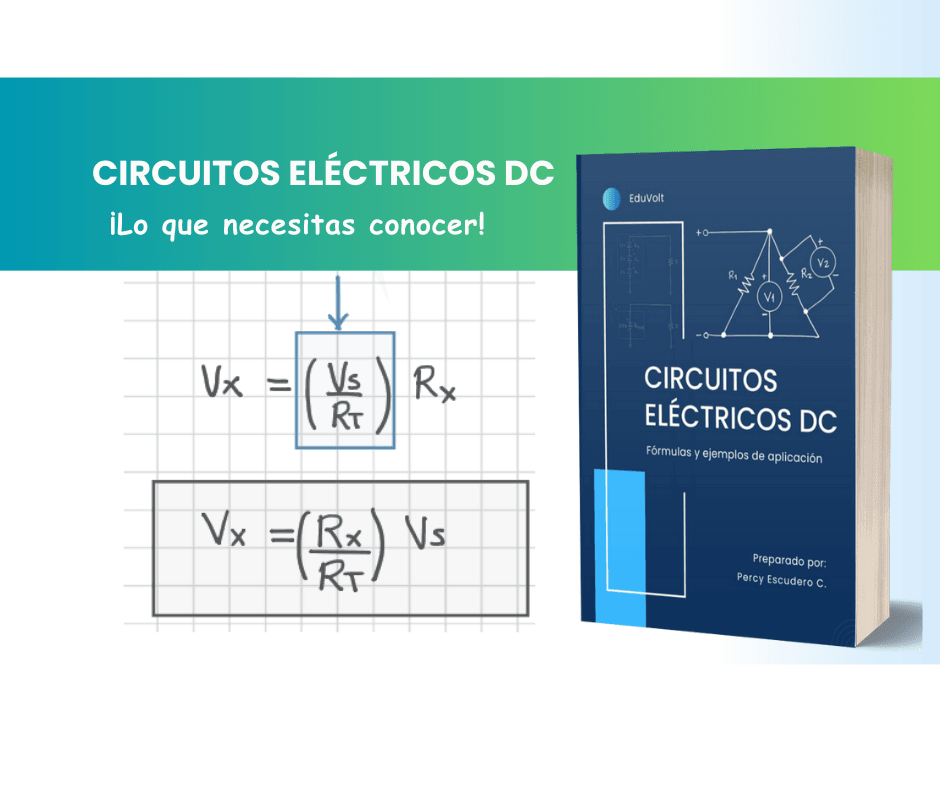 Manual PDF – Circuitos eléctricos DC Fórmulas y ejemplos de aplicación