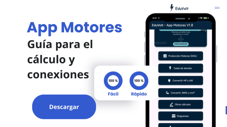 Calculadora rápida Motores Eléctricos – (Android y Windows)