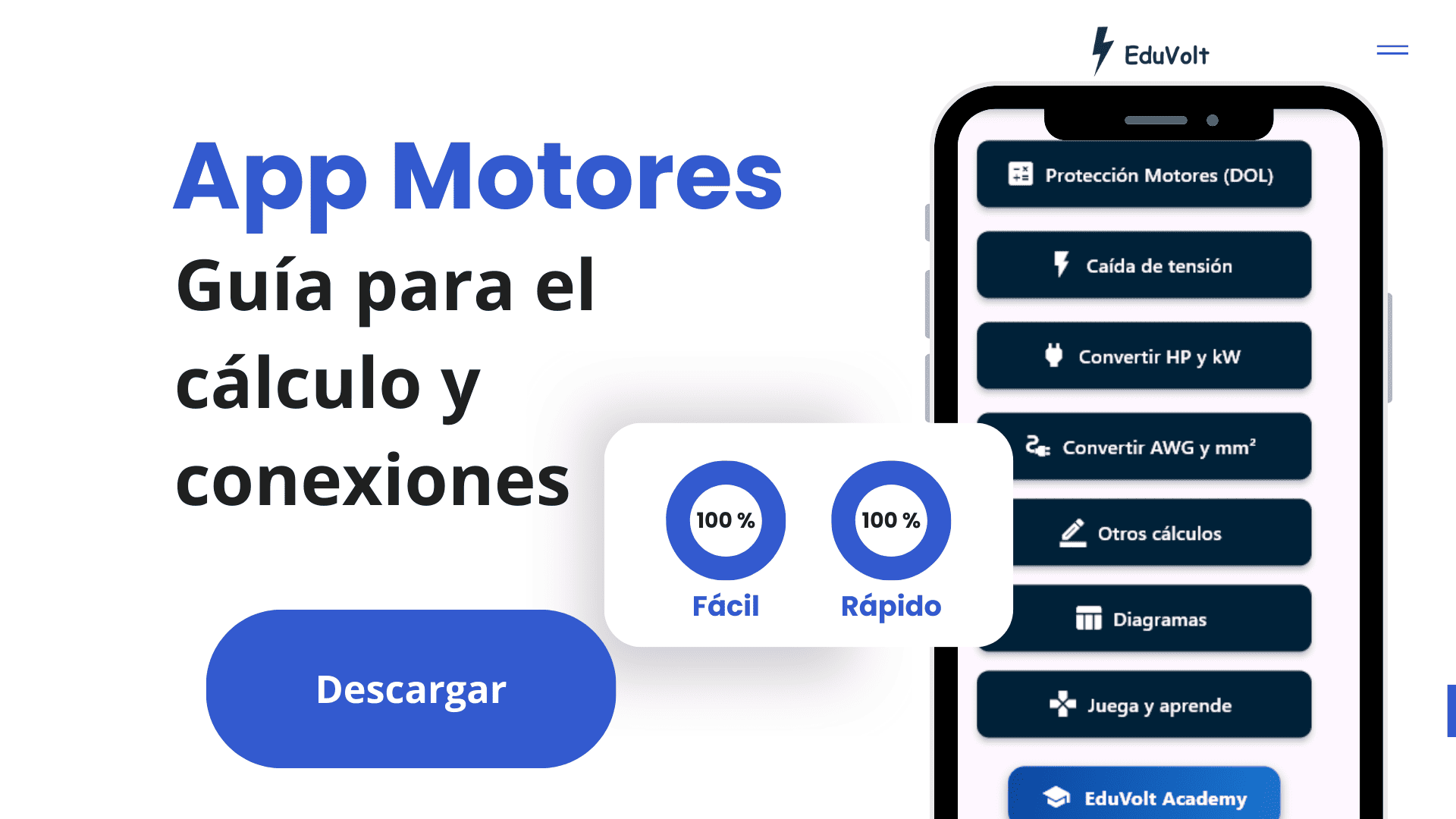 App Motores Eléctricos – (Android y Windows)